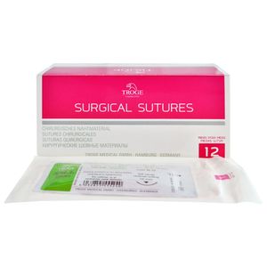 Troge Sutura Nylon 6/0 Ac 16mm 12 Unidades