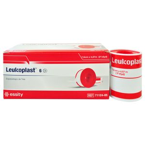 Leukoplast Esparadrapo 7.5cm X 4.57m 6 Unidades