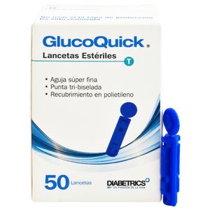 Glucoquick Lancetas Estériles Frasco 50 Unidades