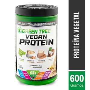 Green Tree Vegan Protein Frasco Por 600 g