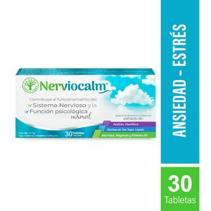 Nerviocalm Caja 30 Tabletas