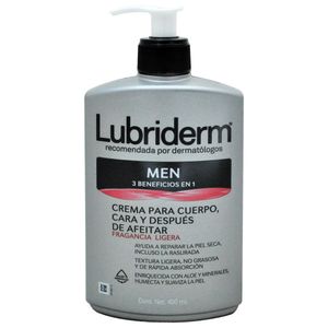 Lubriderm Crema Men 3en1 400 ml