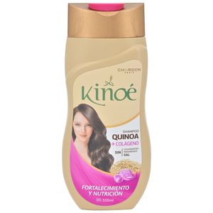 Kinoe Shampoo Quinoa+Colageno Fortalecimiento Y Nutrición 550 ml