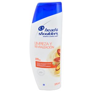 Head-Shoulders Shampoo Limpieza Y Revitalización Vitamina Argan 375 ml
