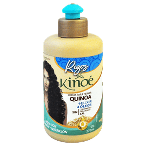 Kinoe Crema De Peinar Rizos Quinoa Elixir 4 Oleos 275 ml