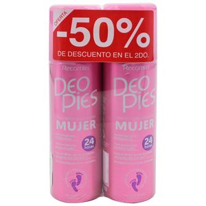 Deo Pies Pack Desodorante Spray Antitranspirante Mujer 260ml 2 Unidades
