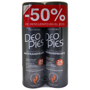 Deo Pies Pack Desodorante Spray Antitranspirante 260ml 2 Unidades