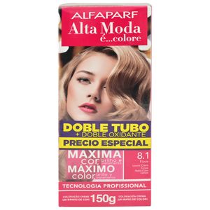 Alta Moda Tinte Rubio Claro Ceniza #8.1 2 Unidades
