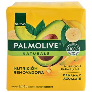 Palmolive Jabón Barra Tripack Nutrición Renovadora 330 g