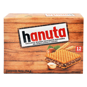 Hanuta Galletas Rellenas Cacao/Avellana 12 Unidades