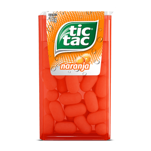 Tic Tac Caramelos Naranja 16 g 12 Unidades