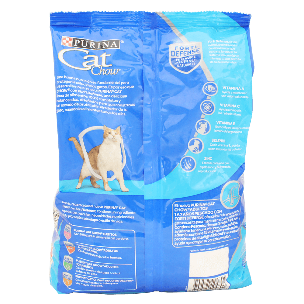 Purina Cat Chow Adulto Forti Defensa 1.5 kg - Farmacias Medicity