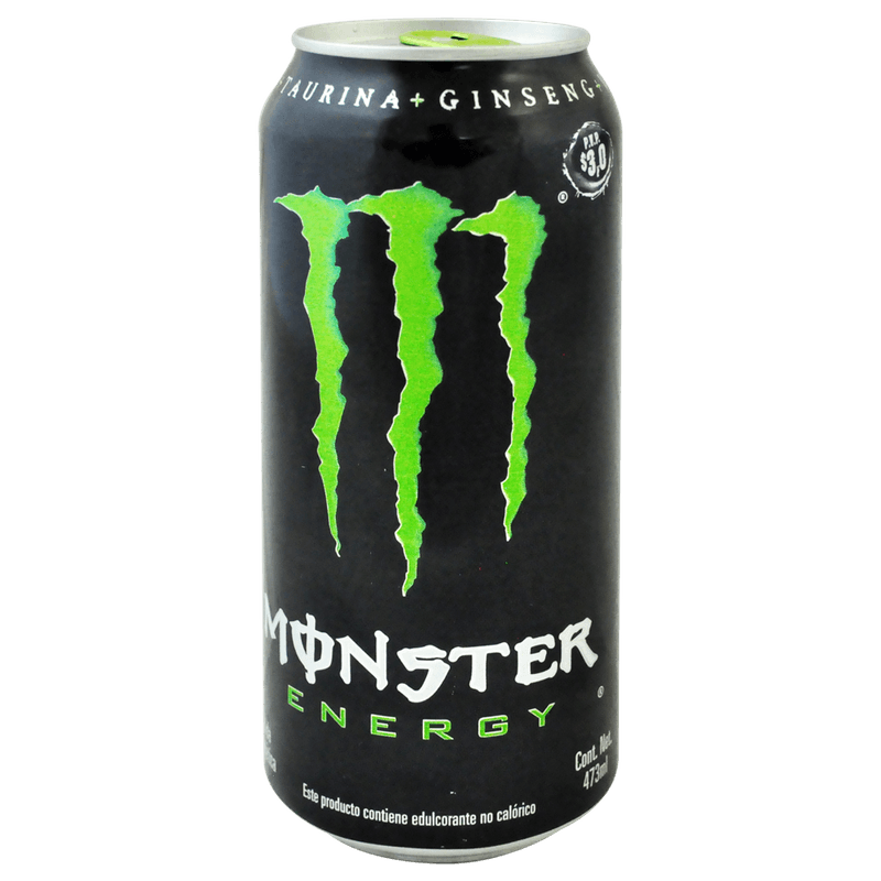 Monster Energy Taurina + Ginseng Lata 473 ml - Farmacias Medicity