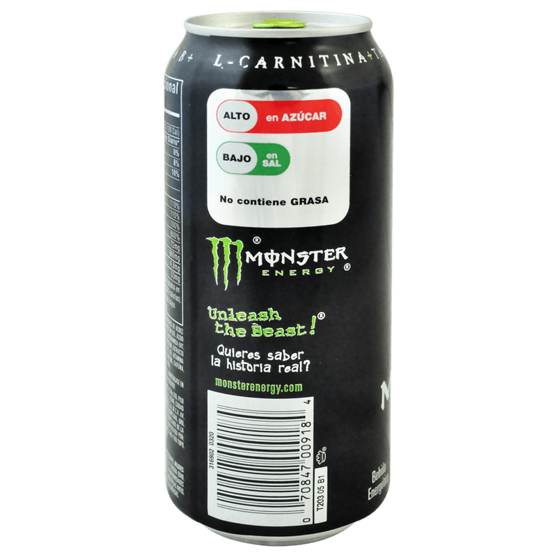 Monster Energy Taurina + Ginseng Lata 473 ml - Farmacias Medicity