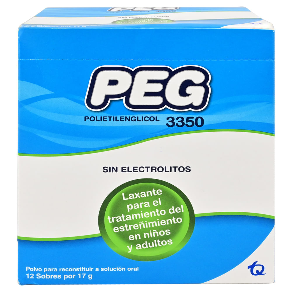 Peg 3350 Granulado En Sobre 17g Caja 12 Unidades - Farmacias Medicity