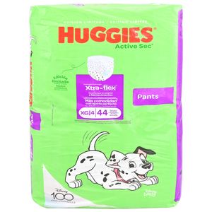 Huggies Pañal Infantil Active Sec Pants Xg 44 Unidades