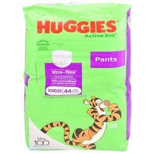 Huggies Pañal Infantil Active Sec Pants Xxg 44 Unidades