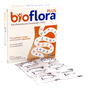 Bioflora Plus Cápsulas 250 mg Caja 12 Unidades