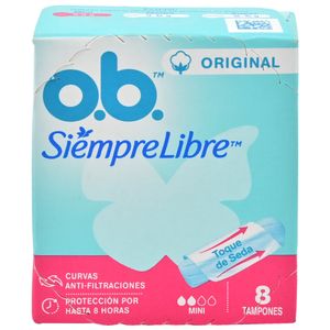 Ob Tampones Mini 8 Unidades