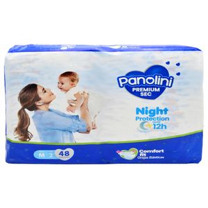 Panolini Pañal Infantil Premium Sec Night M 48 Unidades