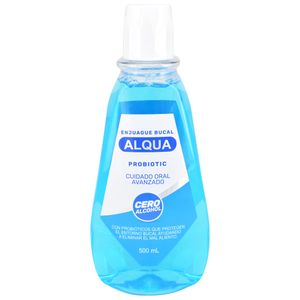 Alqua Enjuague Bucal Probiotic Cuidado Oral Avanzado Cero Alcohol 500 ml