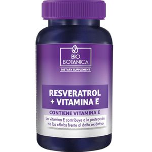 Bio Botánica Cápsulas Resveratrol + Vitamina E 60 Unidades
