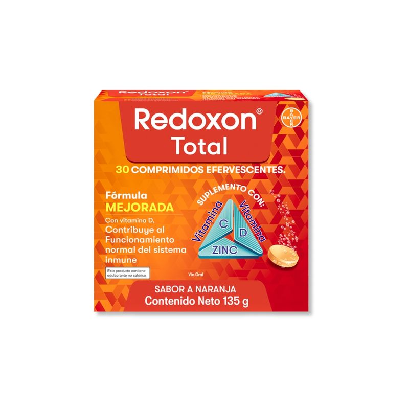 0000133291-Redoxon®-Total-30-Comprimidos-Efervescentes---Frontal-