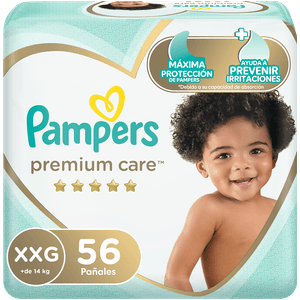 Pampers Pañal Infantil Premium Care XXG 56 Unidades
