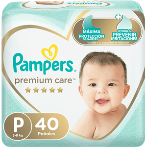 Pampers Pañal Infantil Premium Care P 40 Unidades