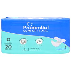 Prudential Pañal Adulto Comfort 20 Unidades