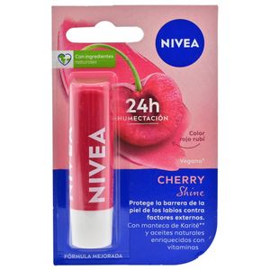 Nivea Protector Labial 24 Horas Humectante Cherry 4.8 g