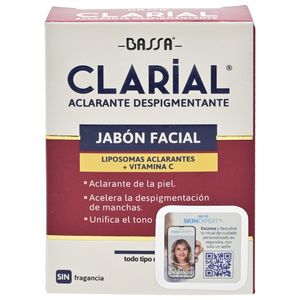 Clarial Jabón Barra Facial Despigmentación Ttp 90 g
