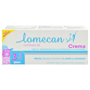 Lomecan V Crema Vaginal 2% Tubo 20 g