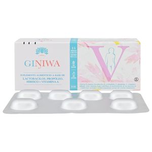 Giniwa V Suplemento Alimenticio Cápsulas Caja 14 Unidades