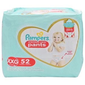 Pampers Pañal Infantil Premium Care Pants XXG 52 Unidades
