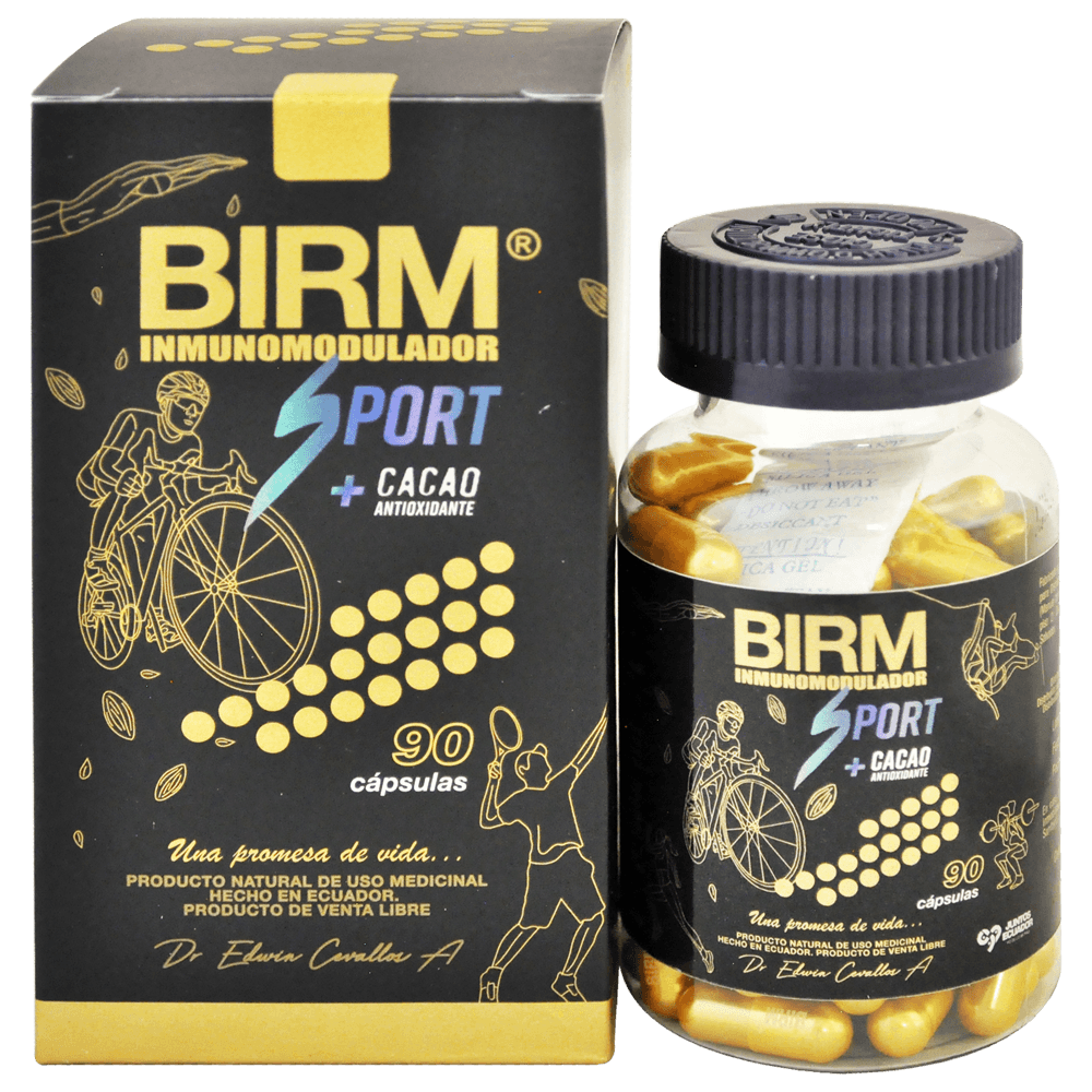 Birm Inmunomodulador Cápsulas Sport Frasco 90 Unidades - Farmacias Medicity