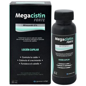 Megacistin Forte Loción Capilar 5% 60 ml