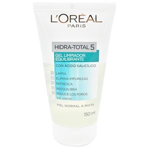 Loreal Gel Facial Limpiador Equilibrante Hidra Total 5 Piel Normal/Mixta 150 ml