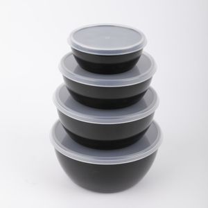 Set De 4 Ensaladeras Plásticas