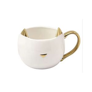 Taza Decorativa Gato Blanco Acces.Fe-34