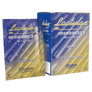 Lactulax Jarabe 66.7g/100ml Sachet 15 ml Caja 12 Unidades