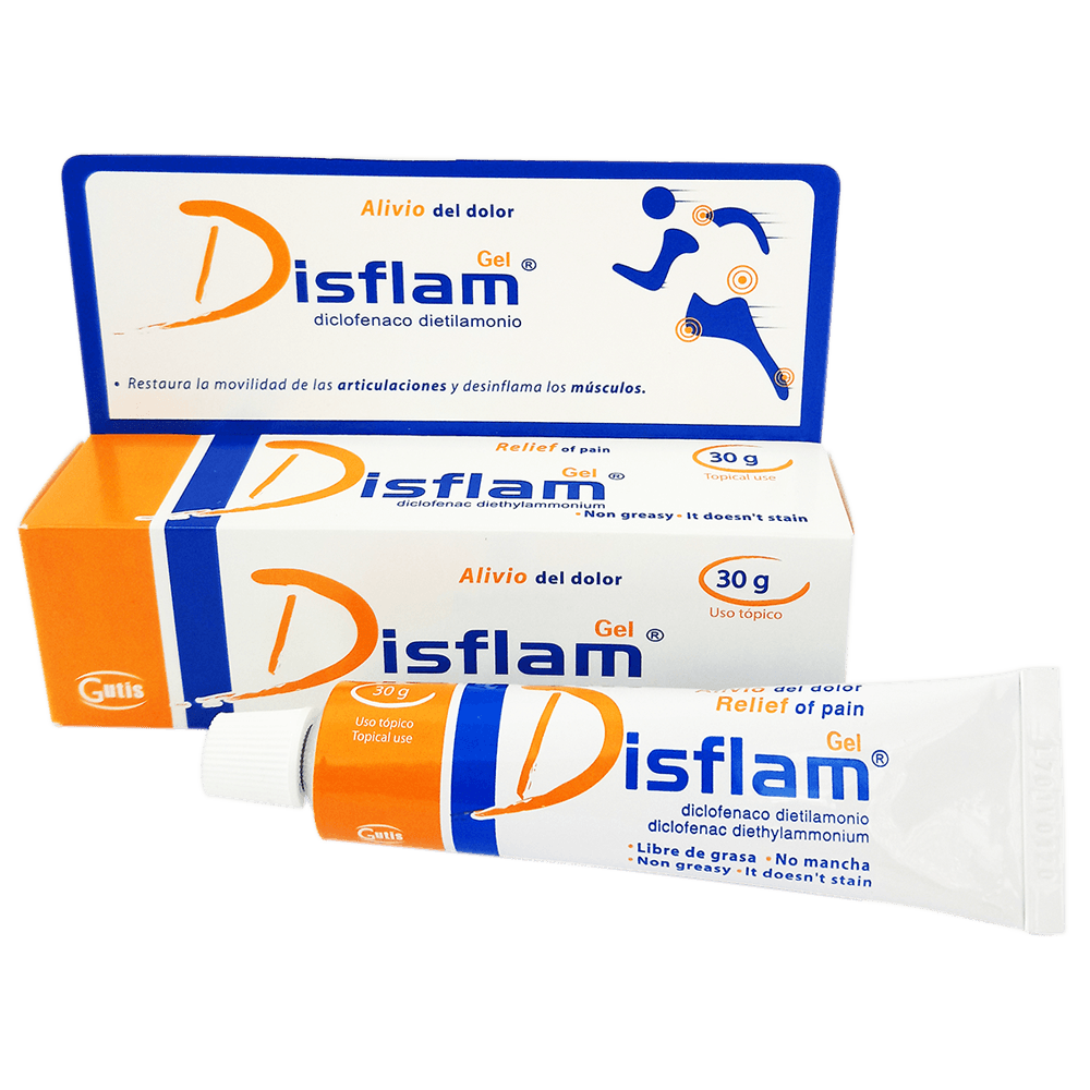 Disflam Gel 1% Tubo 30 g - Farmacias Medicity