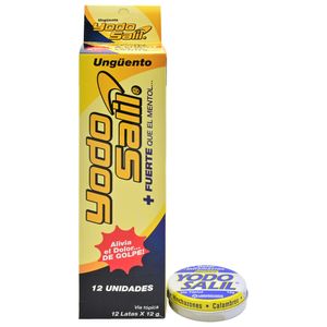 Yodosalil Ungüento 12 g Caja 12 Unidades