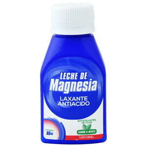 Kronos Leche Magnesia Suspensión Menta Frasco 60 ml