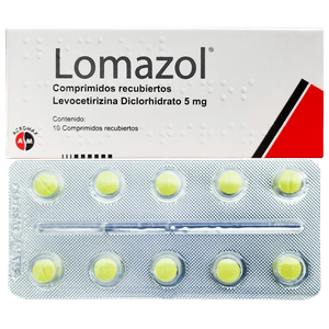 Lomazol Comprimidos Recubiertos 5 mg Caja 10 Unidades