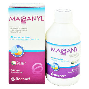 Maganyl Suspensión 800mg/60mg/10ml Frasco 240 ml