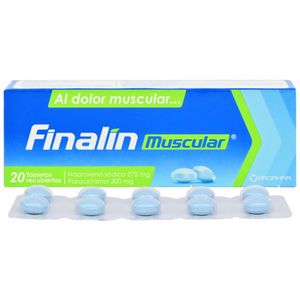 Finalin Muscular Tabletas Recubiertas 575 mg Caja 20 Unidades