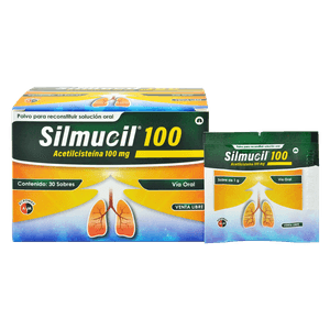 Silmucil Polvo 100 mg Sobre 1 g Caja 30 Unidades