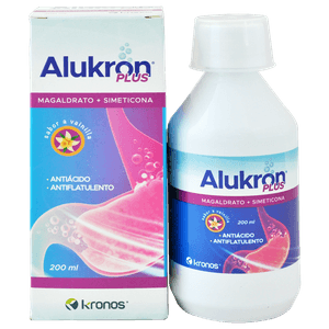 Alukron Plus Suspensión 8g/0.6g Frasco 200 ml