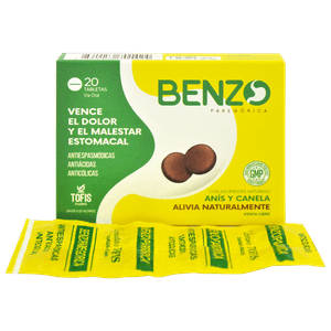 Benzoparegorica Tabletas Caja 20 Unidades
